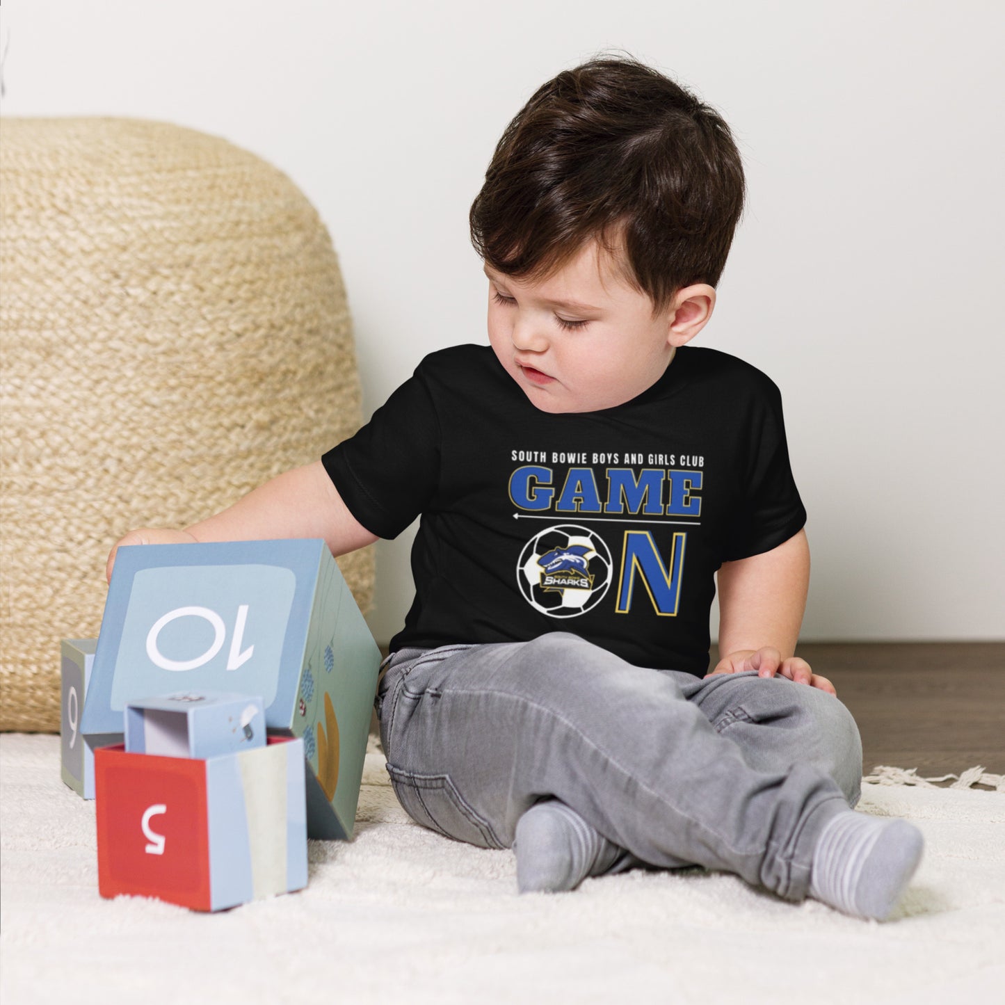 GAME Toddler Short Sleeve Tee - Black