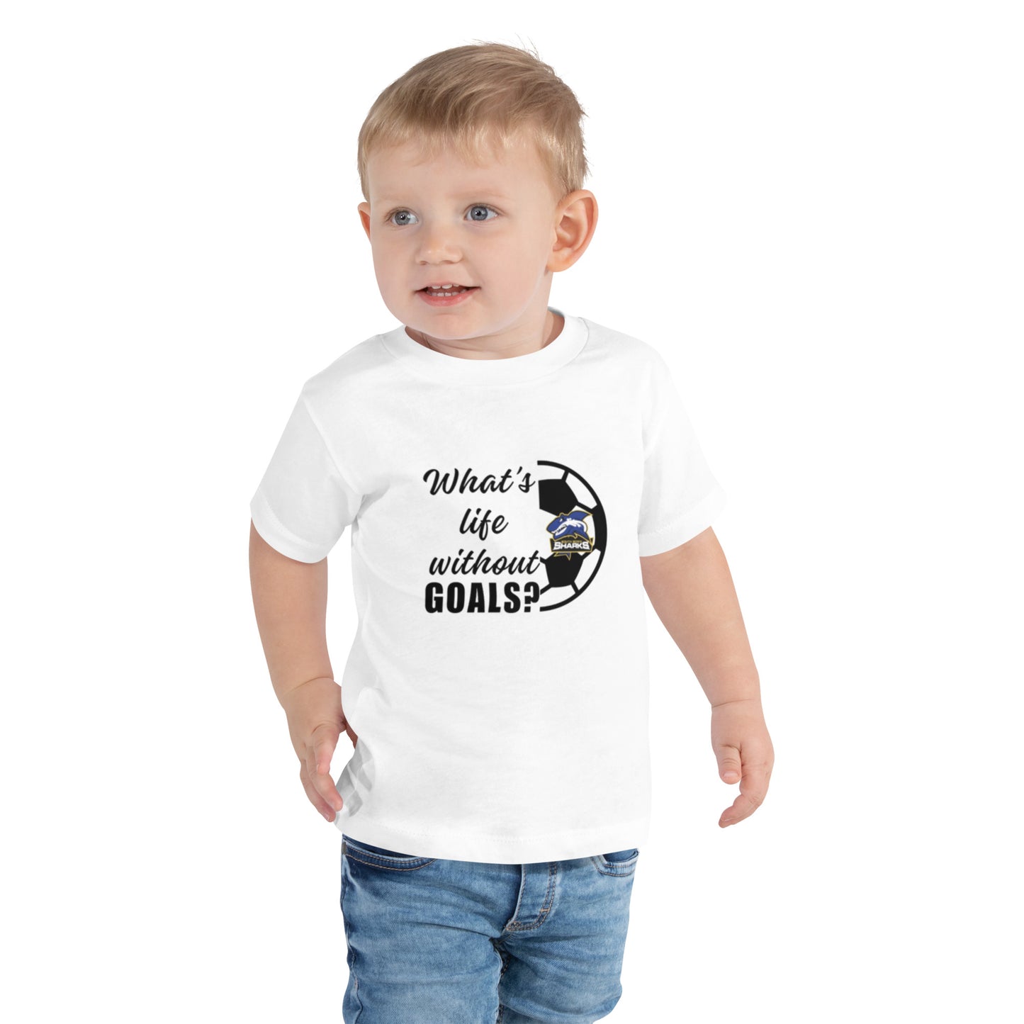 Soccer Goals - Toddler Short Sleeve Tee