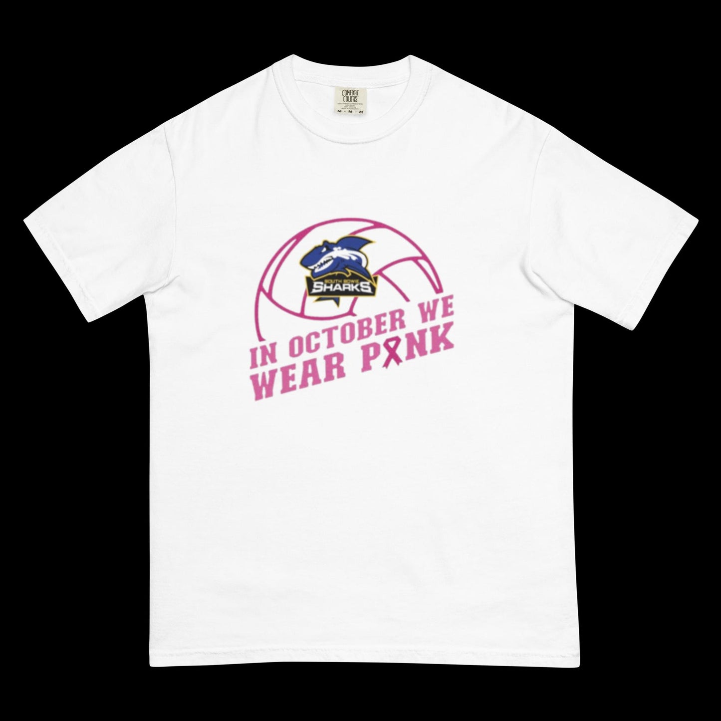 Breast Cancer Unisex garment-dyed heavyweight t-shirt - Volleyball