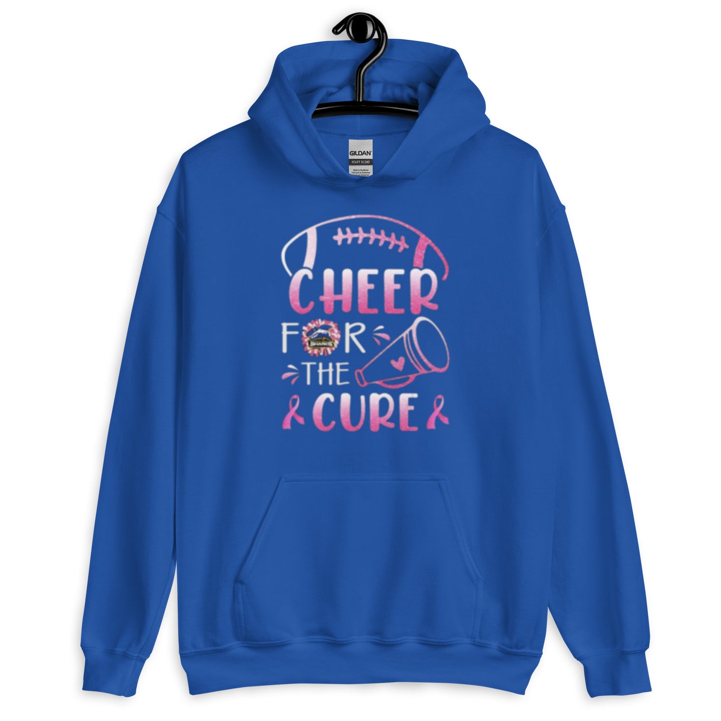Breast Cancer Unisex Hoodie - Cheerleading