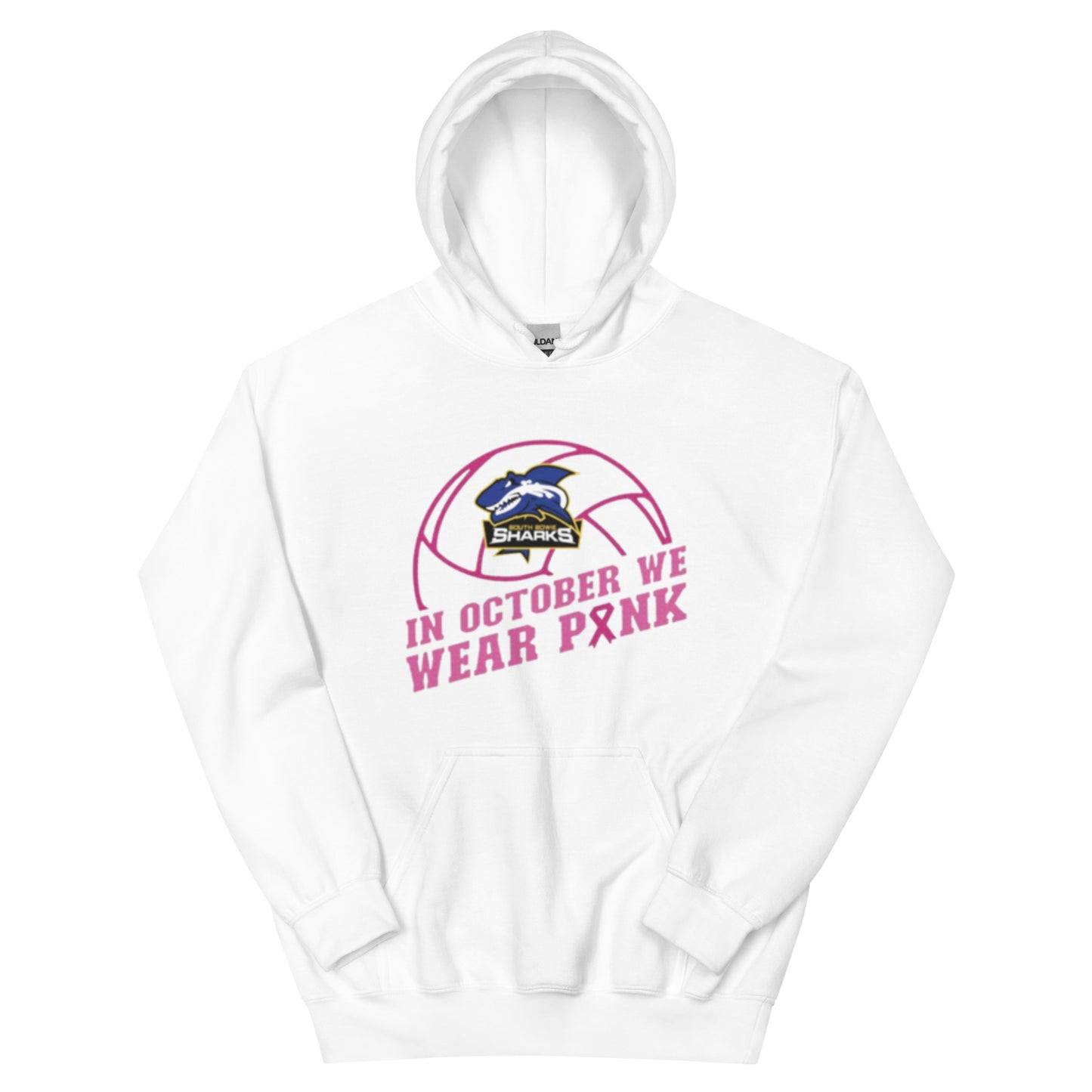 Breast Cancer Unisex Hoodie - Volleyball