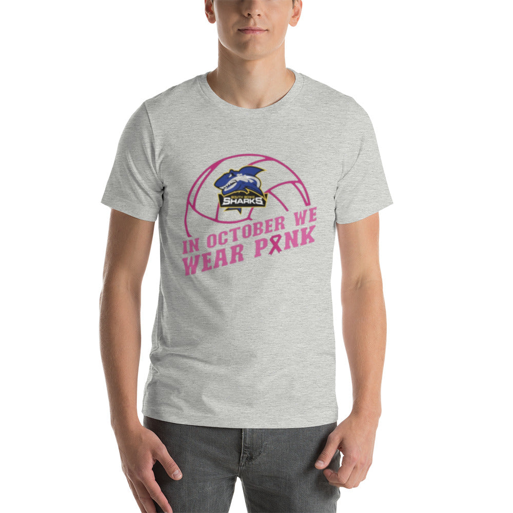 Breast Cancer - Unisex t-shirt - Volleyball