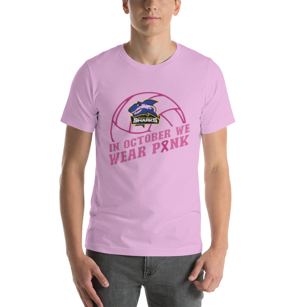 Breast Cancer - Unisex t-shirt - Volleyball