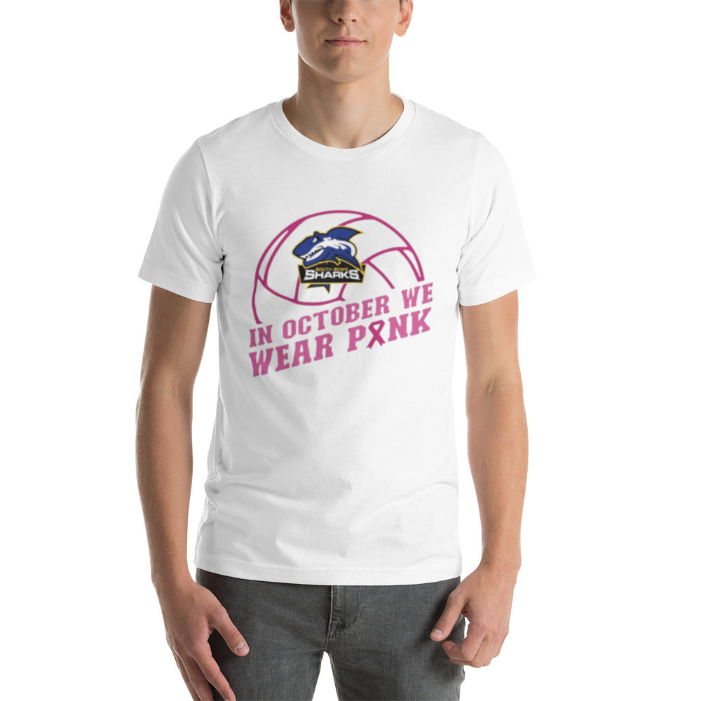 Breast Cancer - Unisex t-shirt - Volleyball
