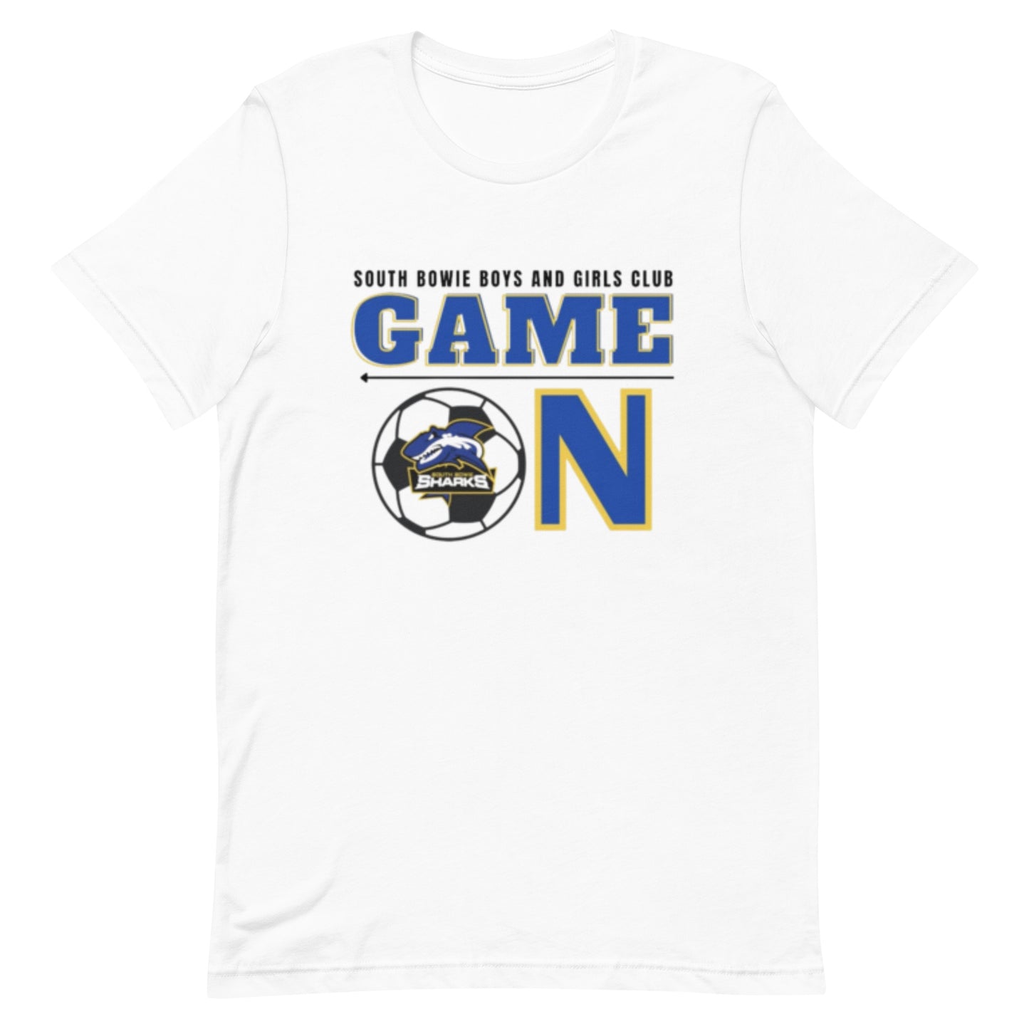 GAME ON Soccer Unisex t-shirt