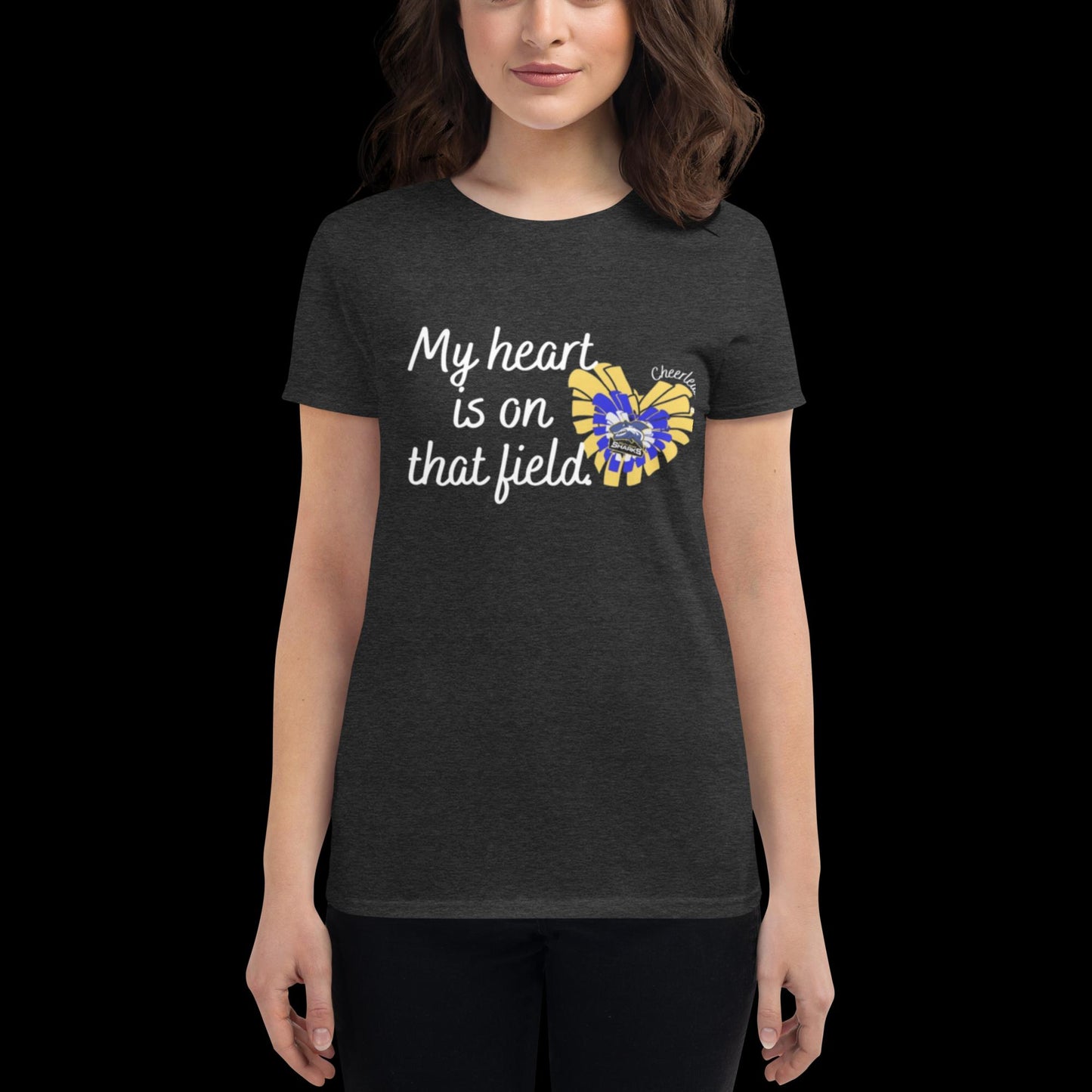Women's short sleeve t-shirt - Cheerleading