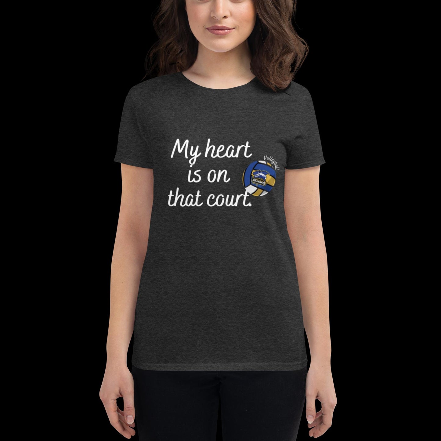 Women's short sleeve t-shirt - Volleyball