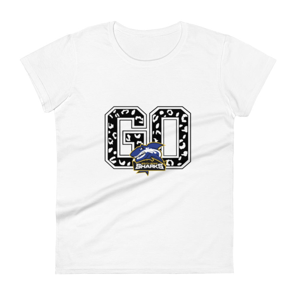 Women's short sleeve t-shirt - Go Sharks