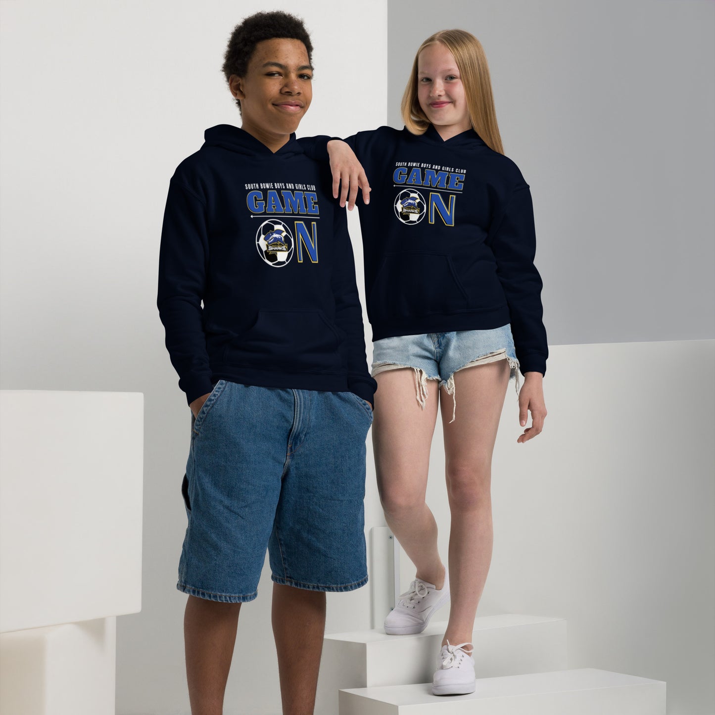 GAME ON Soccer Youth heavy blend hoodie