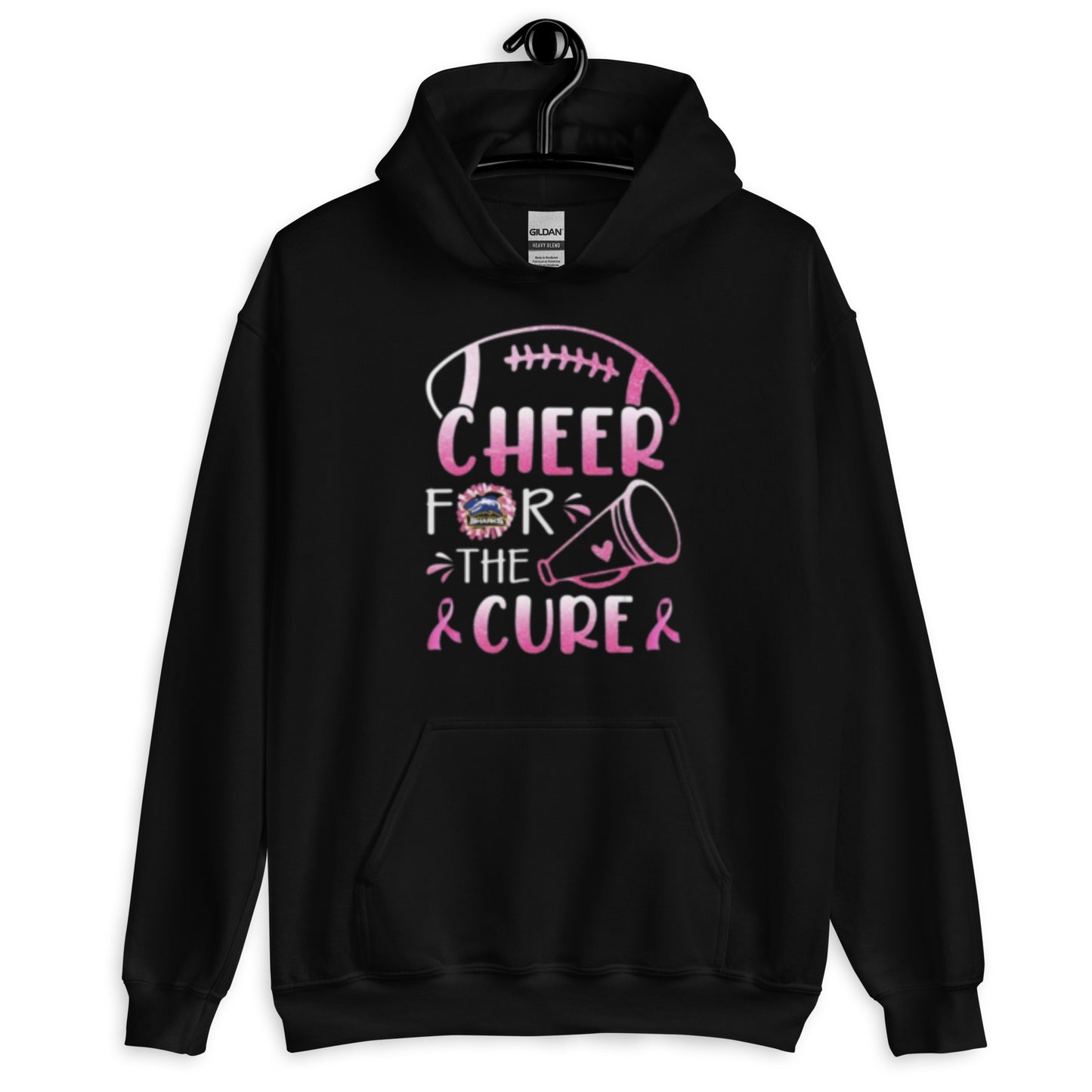 Breast Cancer Unisex Hoodie - Cheerleading