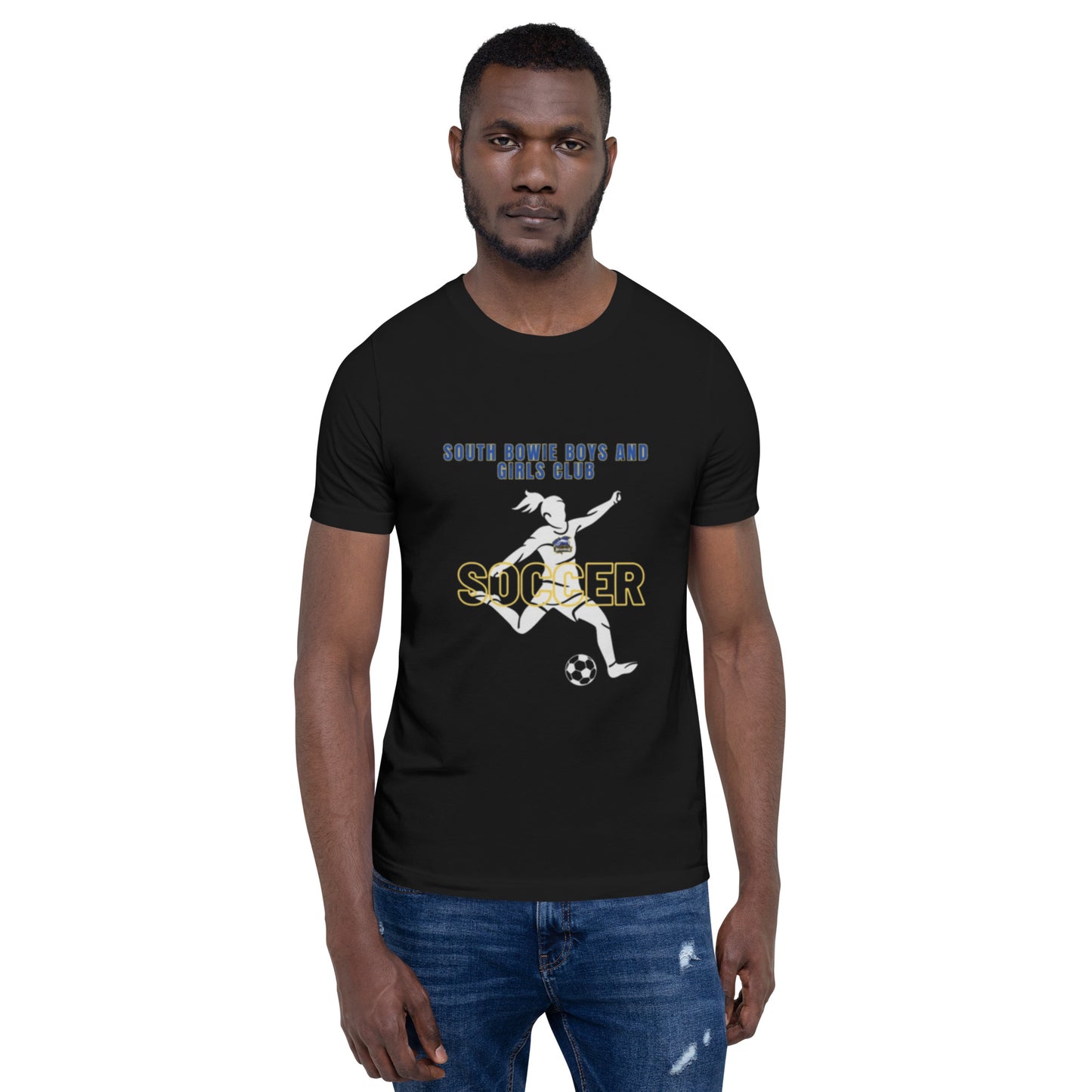 Soccer kick - blk Unisex t-shirt