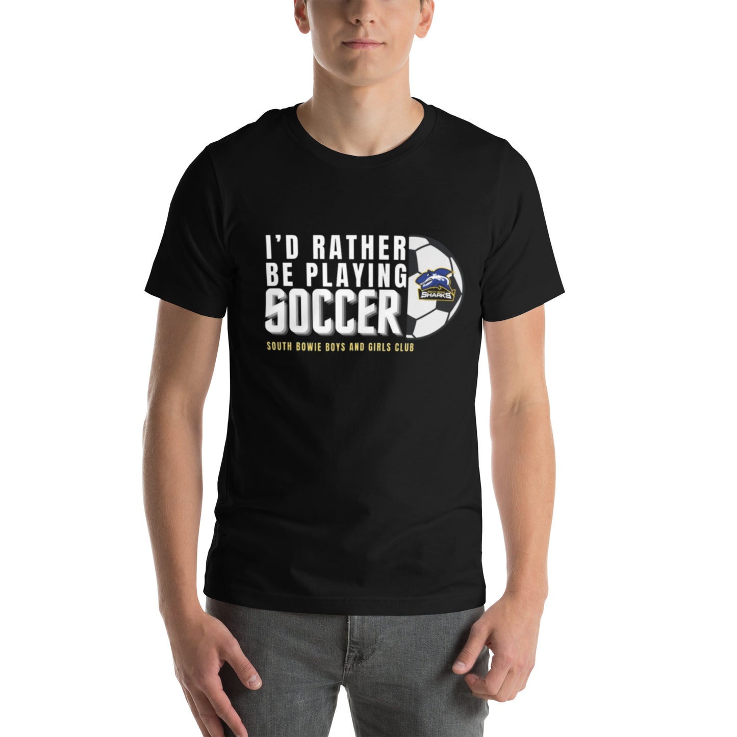 Soccer  I'd Rather -Unisex t-shirt