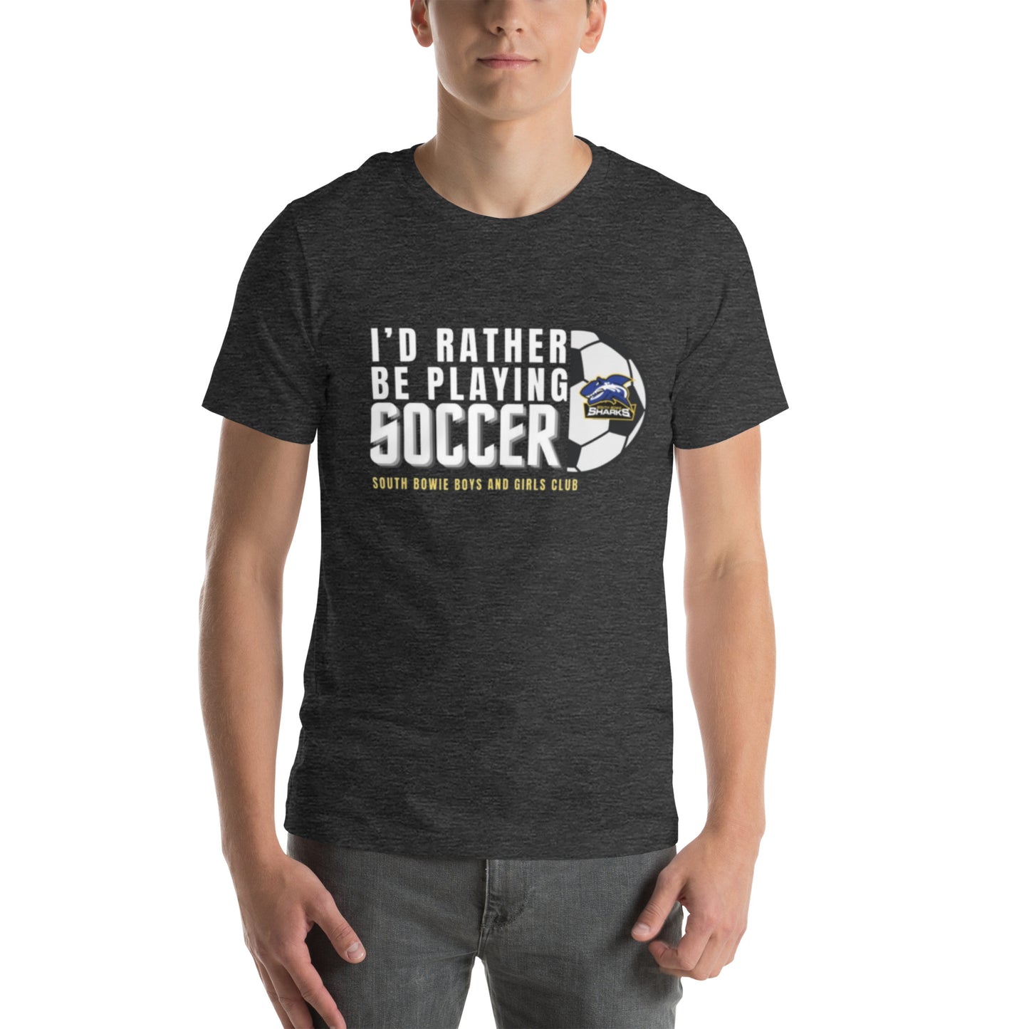 Soccer  I'd Rather -Unisex t-shirt