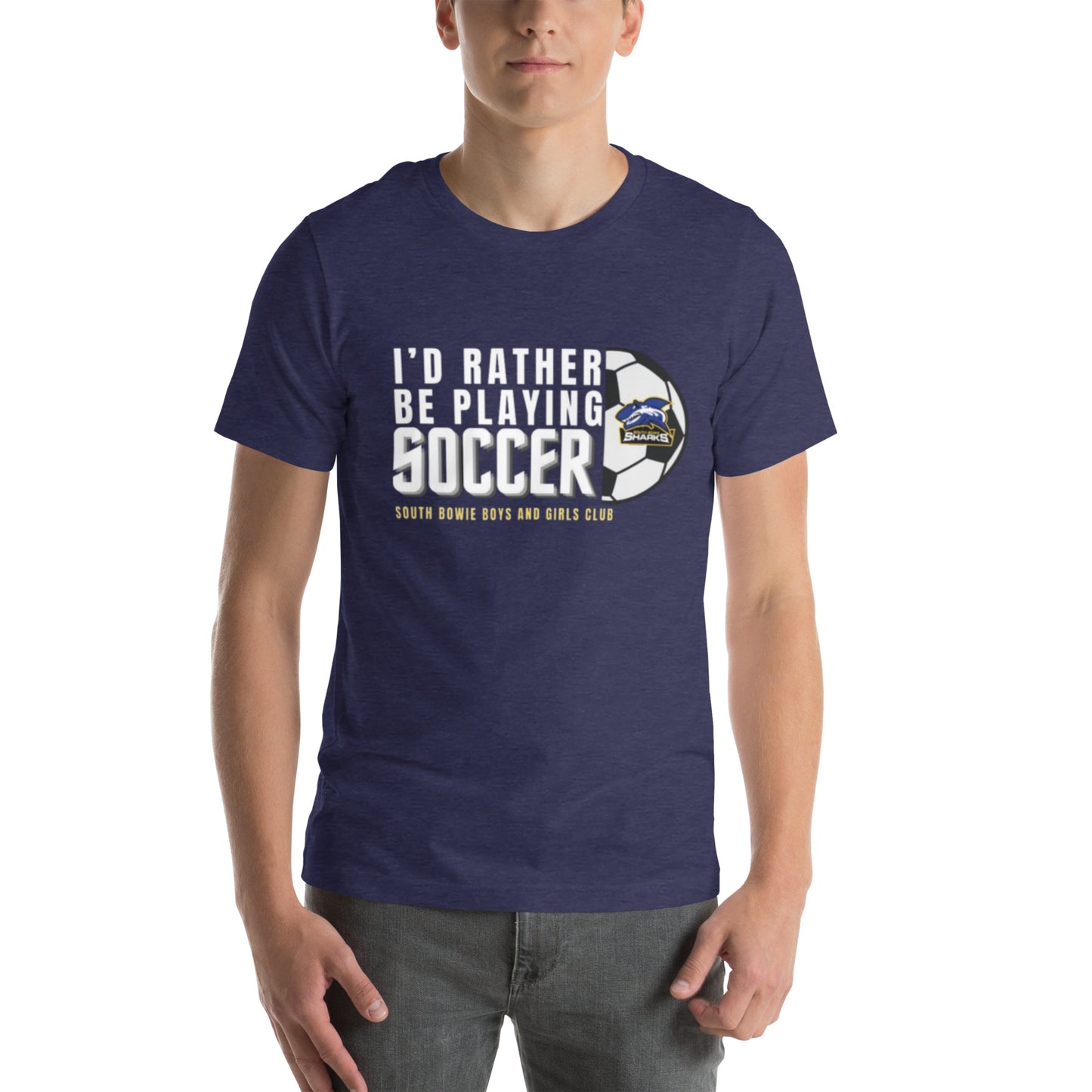 Soccer  I'd Rather -Unisex t-shirt