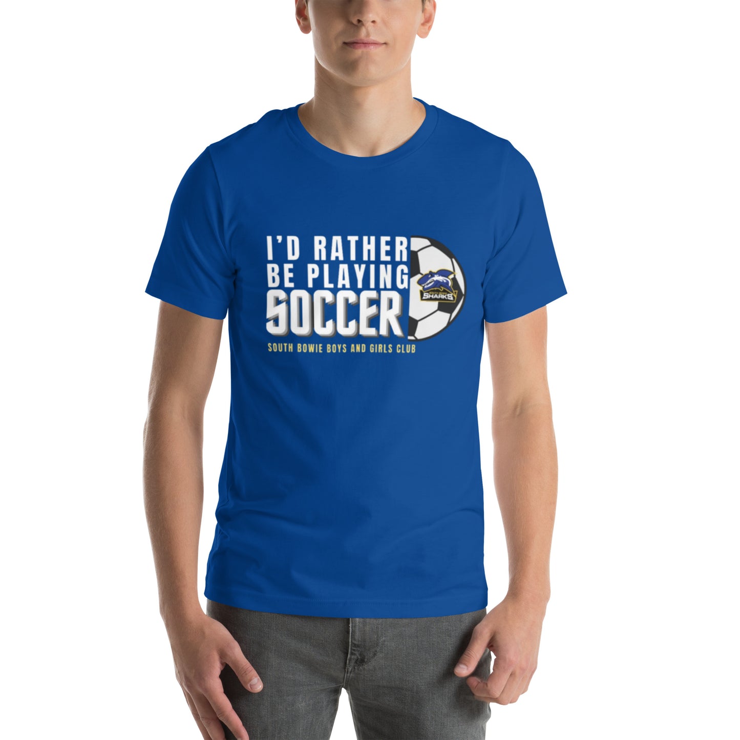 Soccer  I'd Rather -Unisex t-shirt