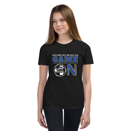 GAME ON Youth Short Sleeve T-Shirt - Black